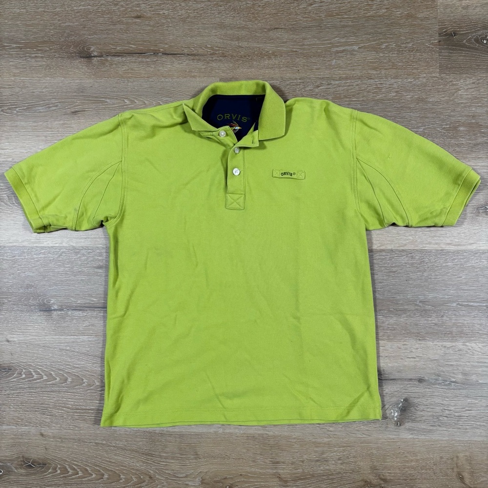 Orvis Men’s Bright Lime Polo Shirt